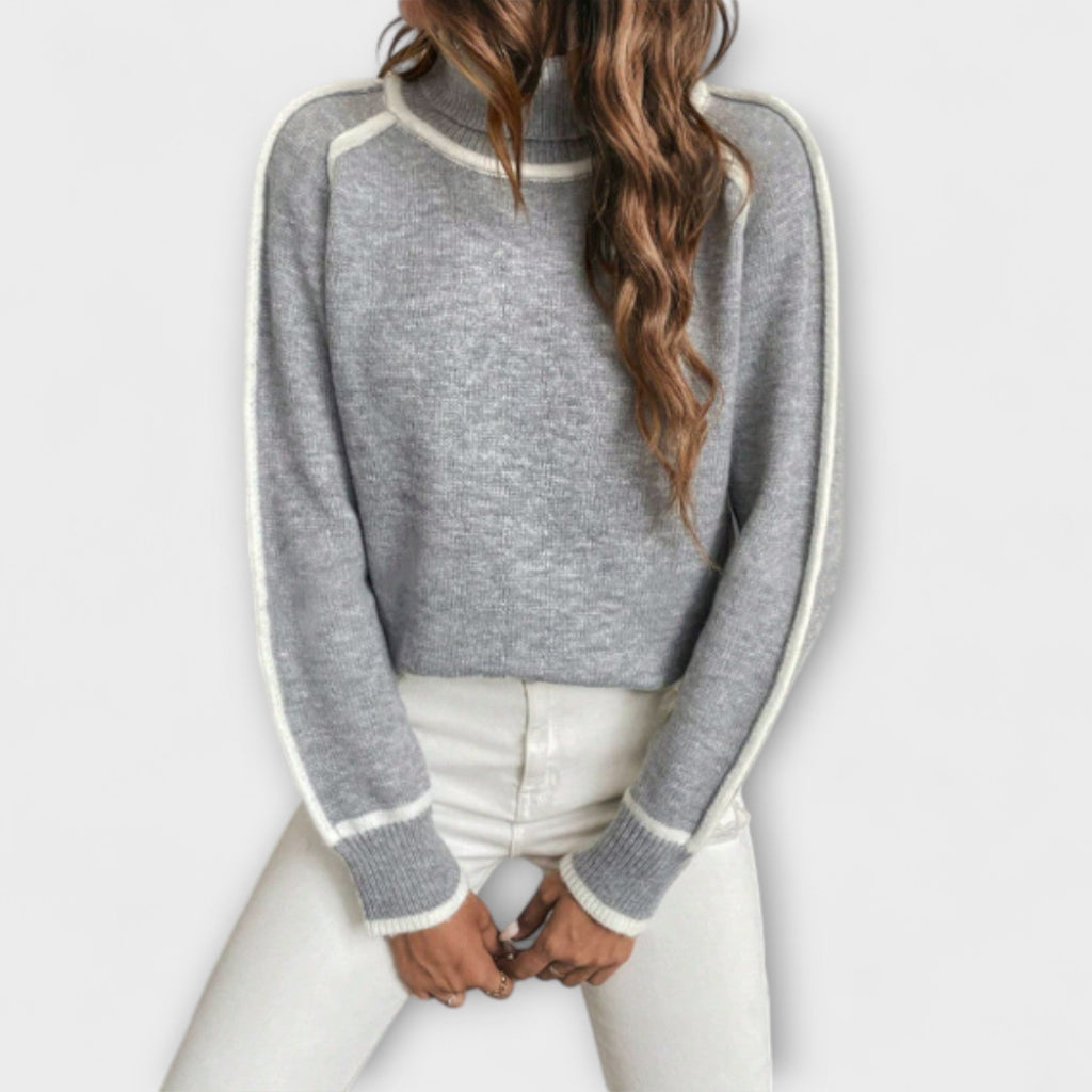 Aurora - Suéter de cuello alto casual - vittoria stile
