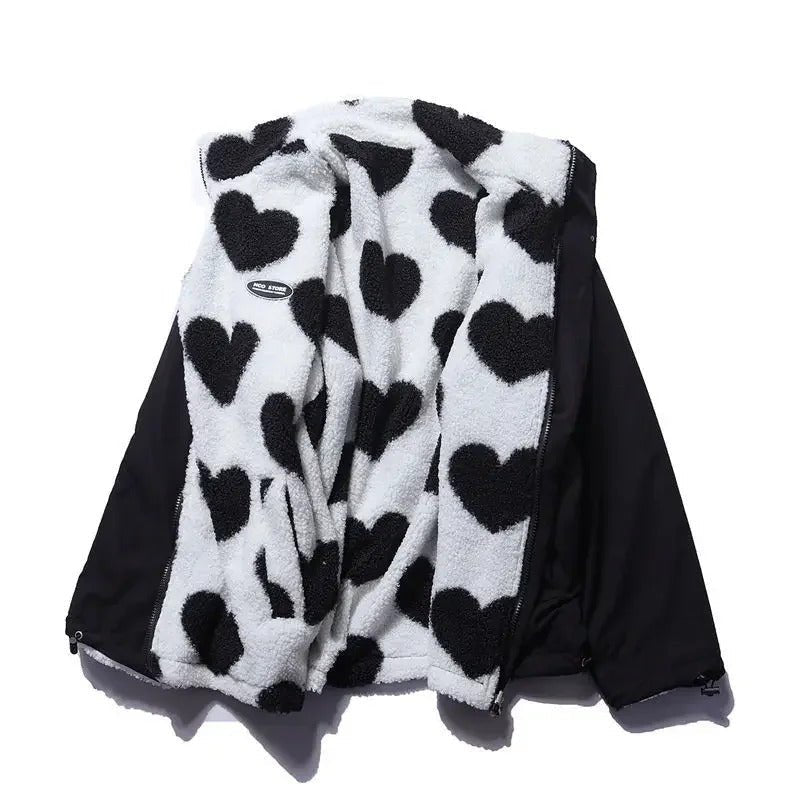 Azalea | Chaqueta Reversible con Corazón - vittoria stile