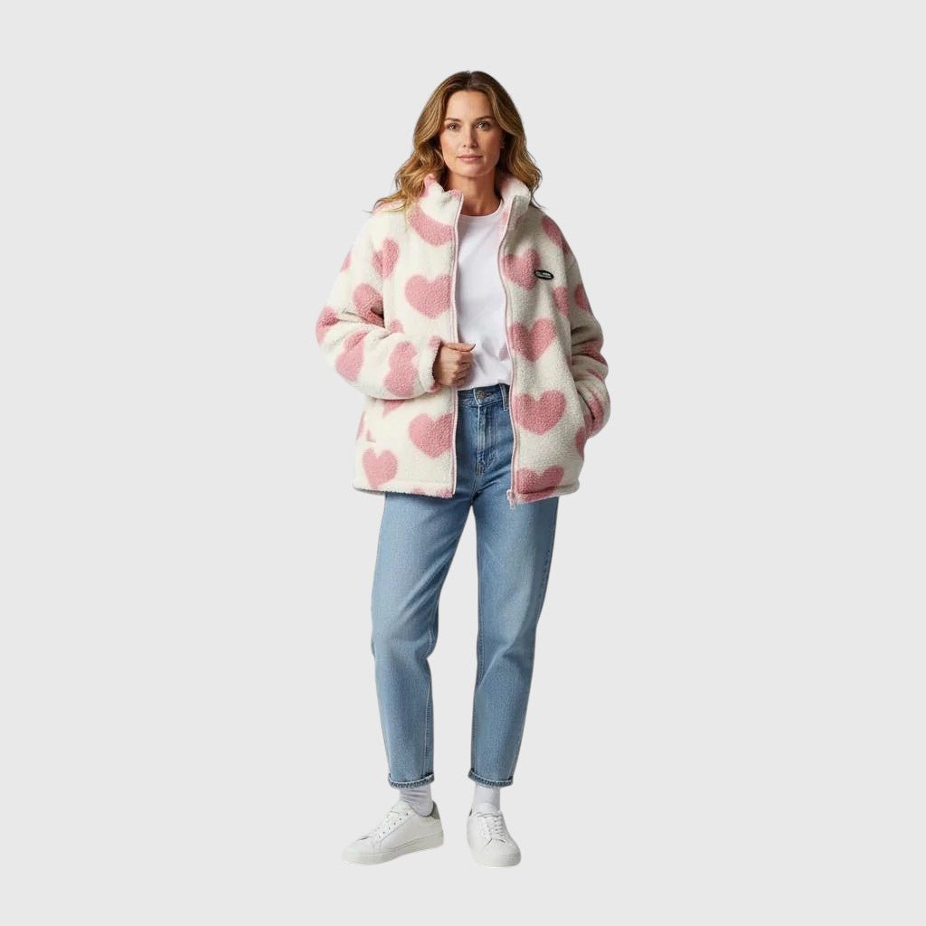 Azalea | Chaqueta Reversible con Corazón - vittoria stile