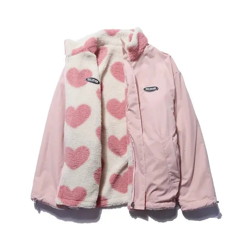 Azalea | Chaqueta Reversible con Corazón - vittoria stile