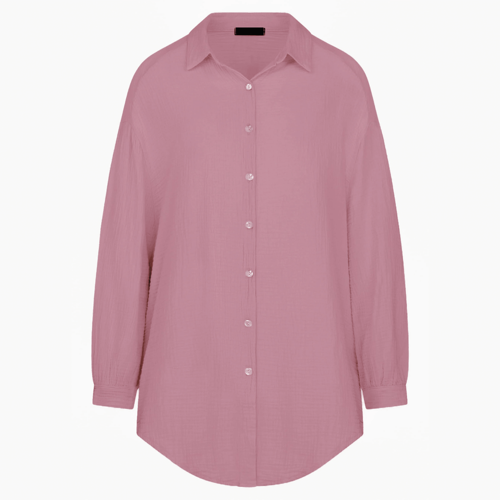 Blusa Oversize de Muselina 100% Algodón | Ligera y Suave - vittoria stile