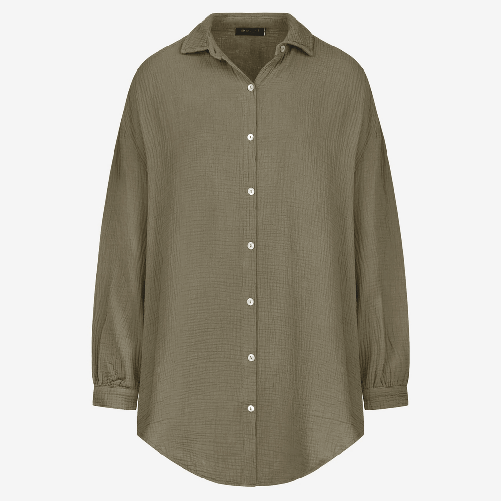 Blusa Oversize de Muselina 100% Algodón | Ligera y Suave - vittoria stile