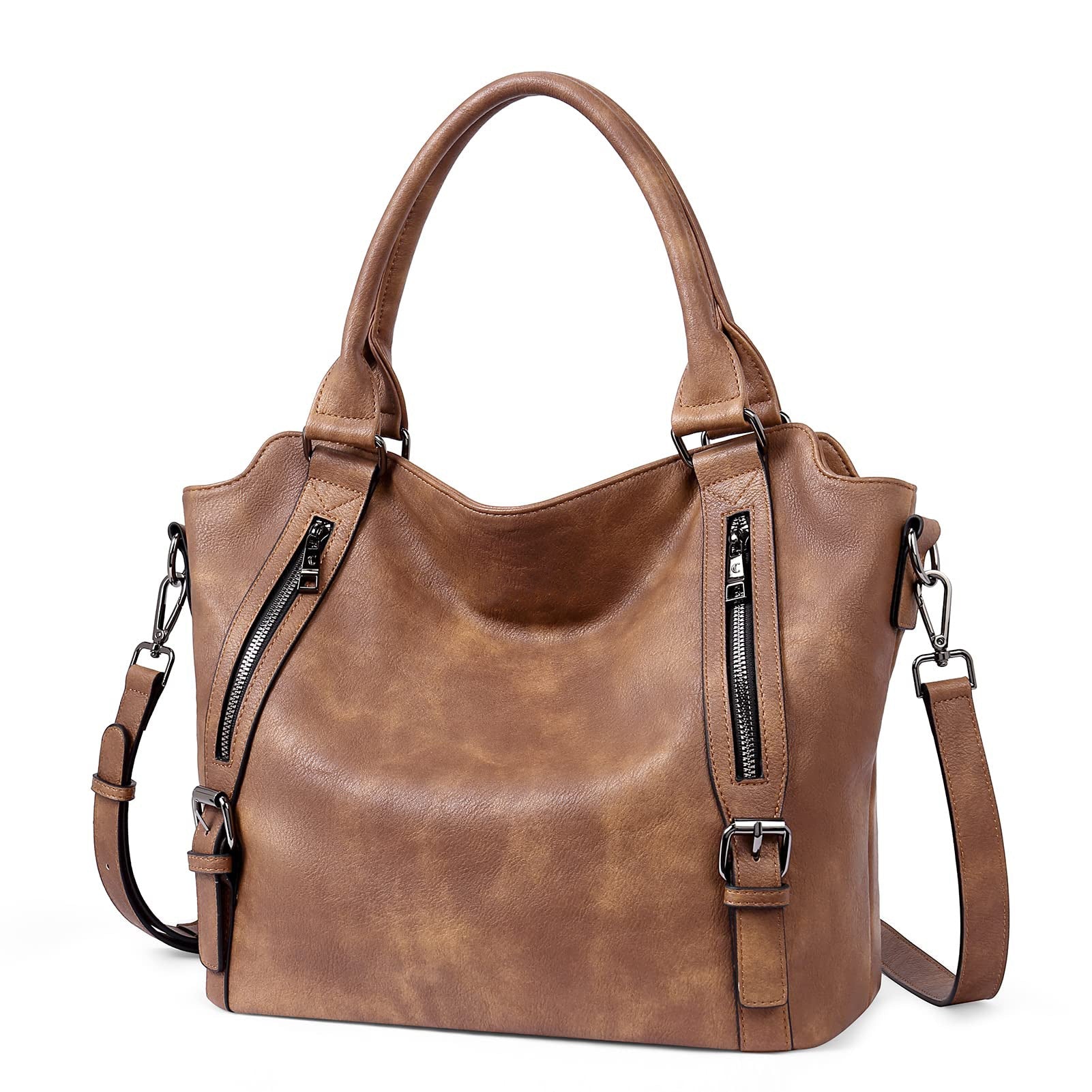 Bolso tote de gran capacidad estilo retro con correa cruzada - vittoria stile