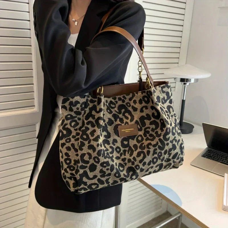 Bolso Tote Nina™ | Estilo Animal Print y Espacio Extra - vittoria stile