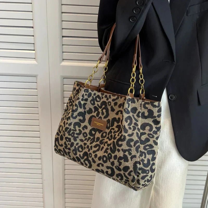 Bolso Tote Nina™ | Estilo Animal Print y Espacio Extra - vittoria stile