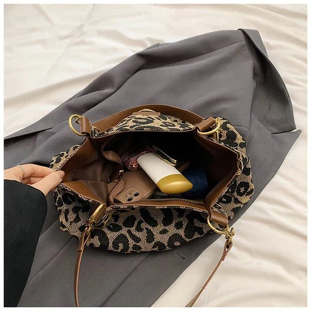 Bolso Tote Nina™ | Estilo Animal Print y Espacio Extra - vittoria stile