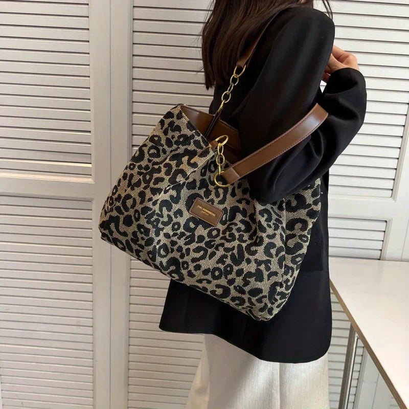 Bolso Tote Nina™ | Estilo Animal Print y Espacio Extra - vittoria stile