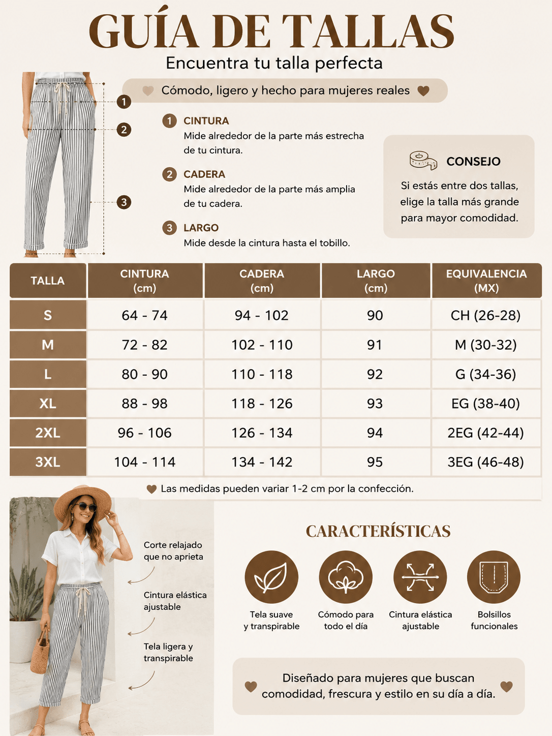 BRISA SERENA™ | El Pantalón Cómodo que Sí se Ve Elegante - vittoria stile