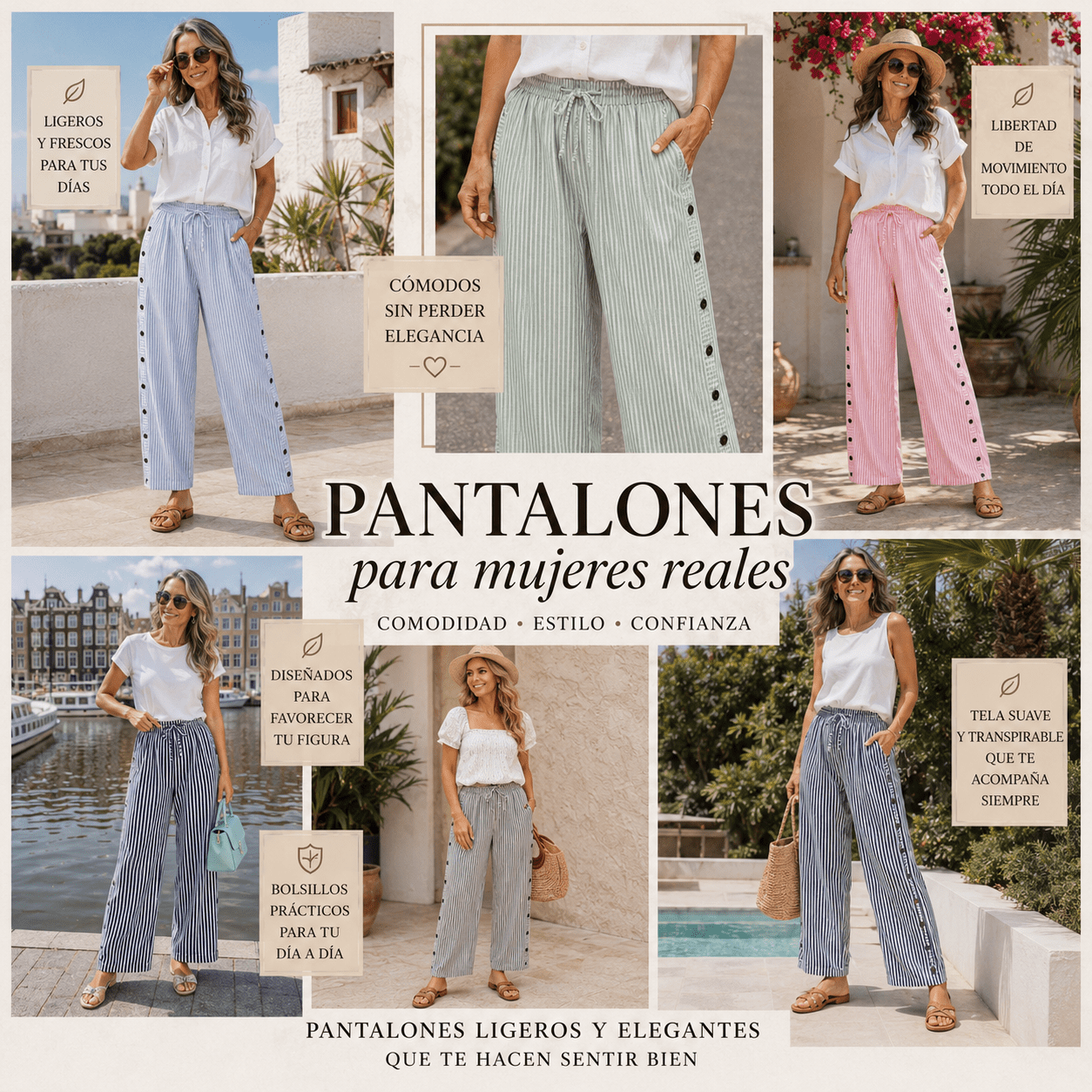 BRISA SERENA™ | El Pantalón Cómodo que Sí se Ve Elegante - vittoria stile
