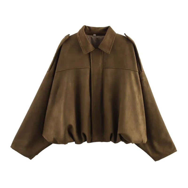 Calvera | Bomber Suede Efecto Premium - vittoria stile
