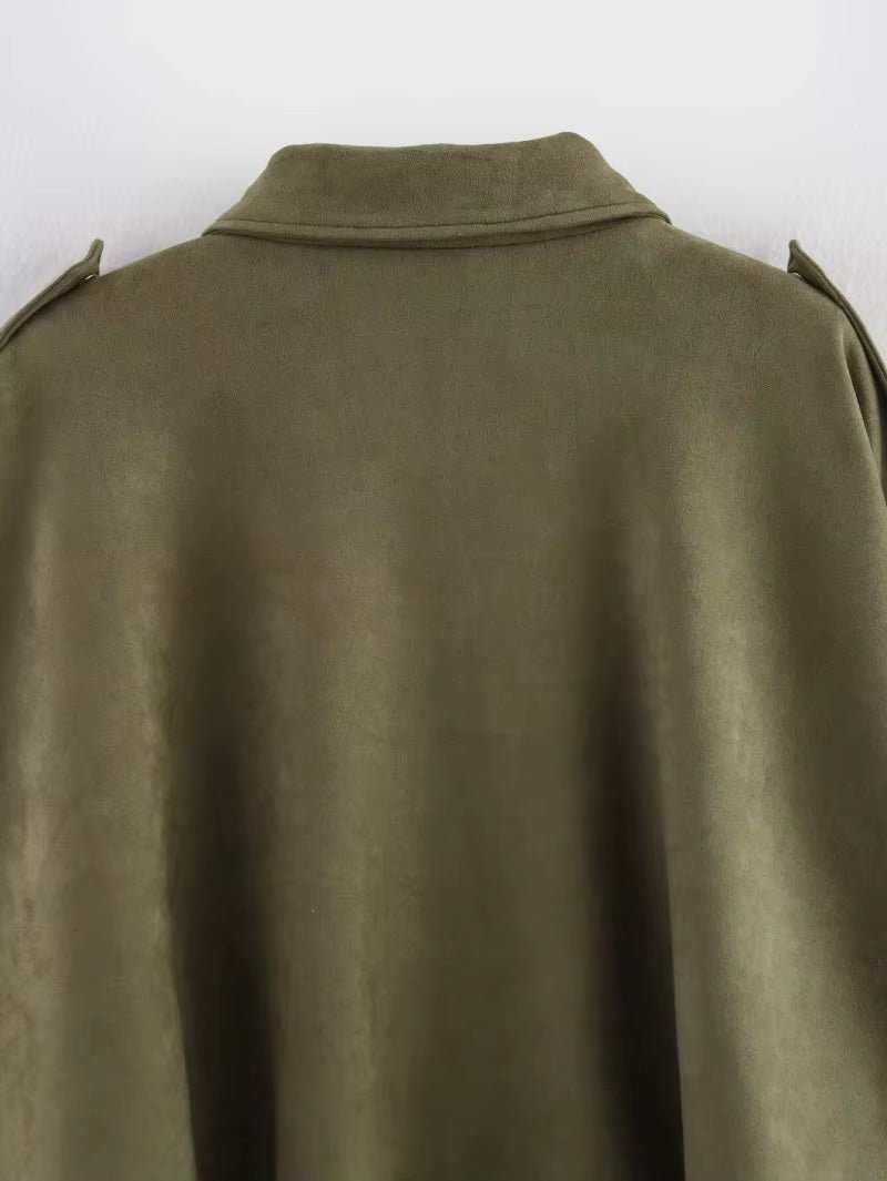 Calvera | Bomber Suede Efecto Premium - vittoria stile