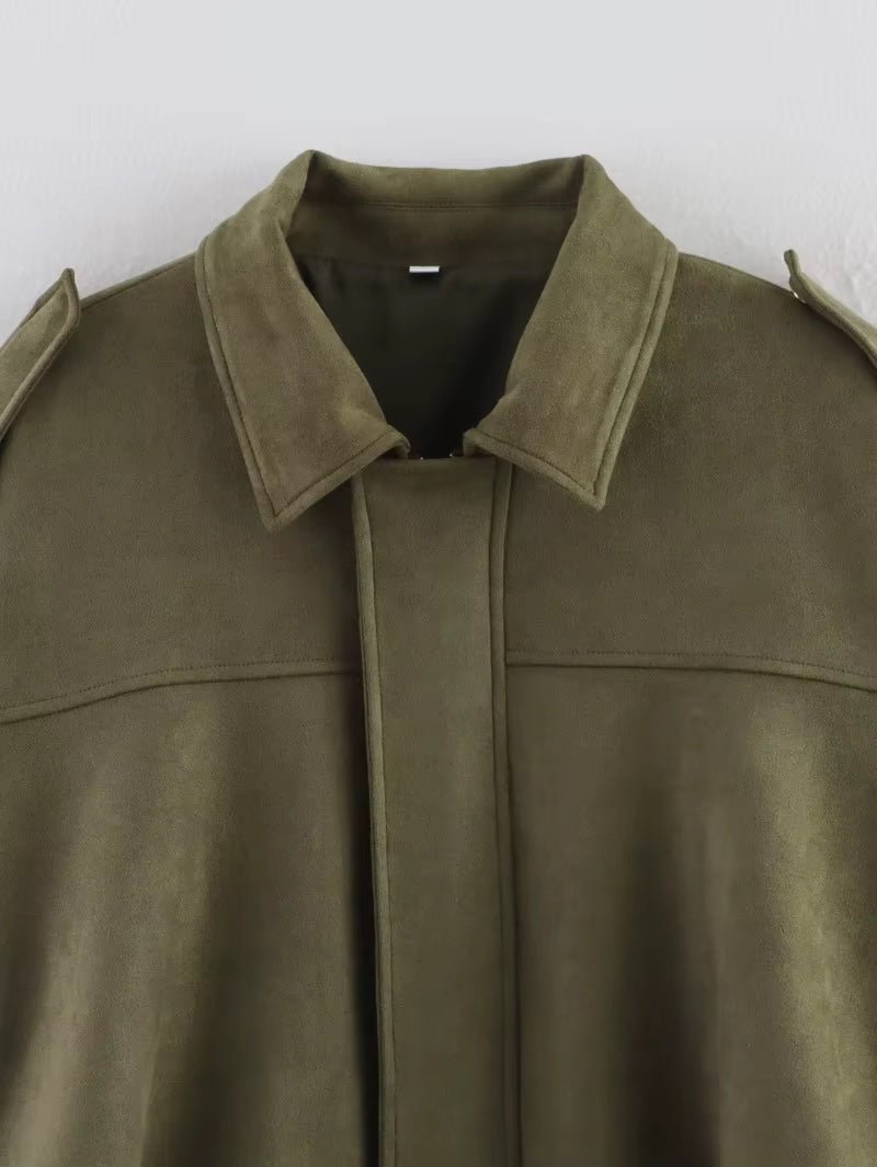 Calvera | Bomber Suede Efecto Premium - vittoria stile