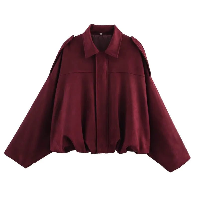 Calvera | Bomber Suede Efecto Premium - vittoria stile