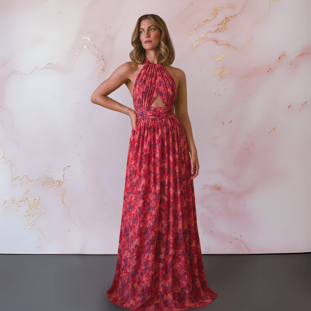 CAMILLA™|Abito Lungo a Fiori - vittoria stile
