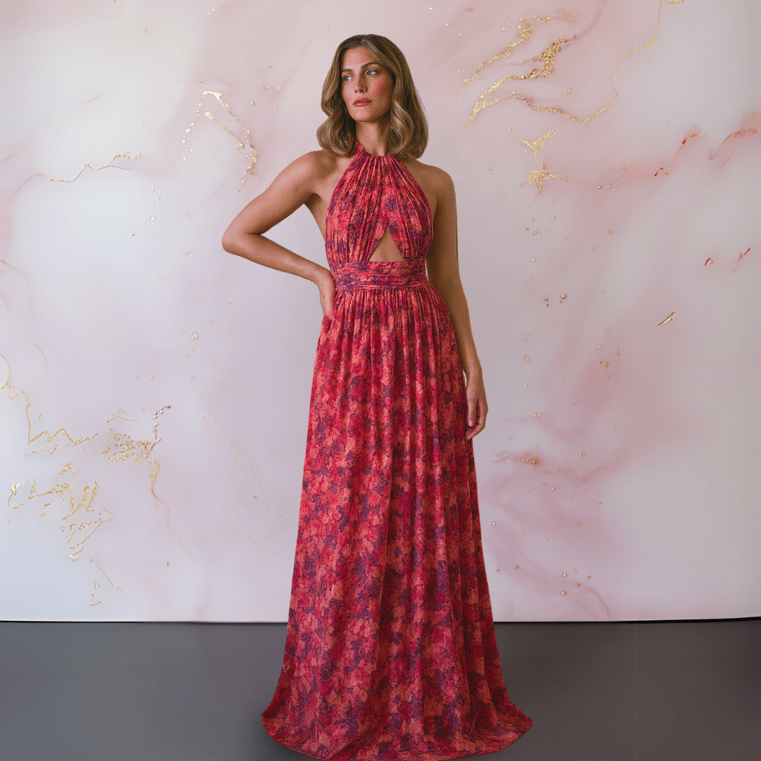 CAMILLA™|Abito Lungo a Fiori - vittoria stile
