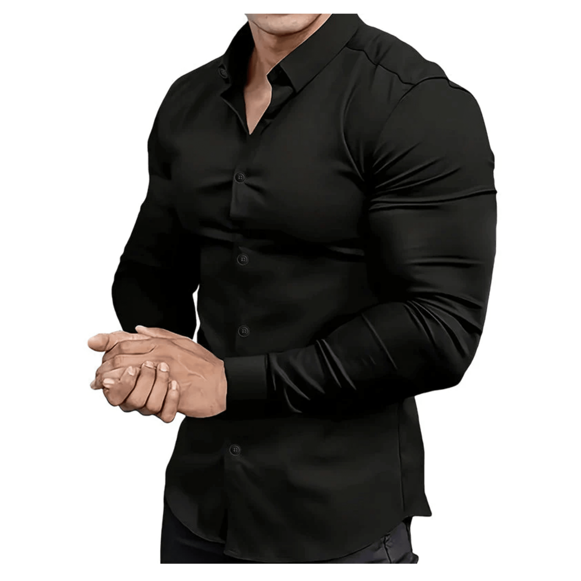 Camisa Hombre Stretch Antiarrrugas | Sin Plancha (No Stiro) - vittoria stile