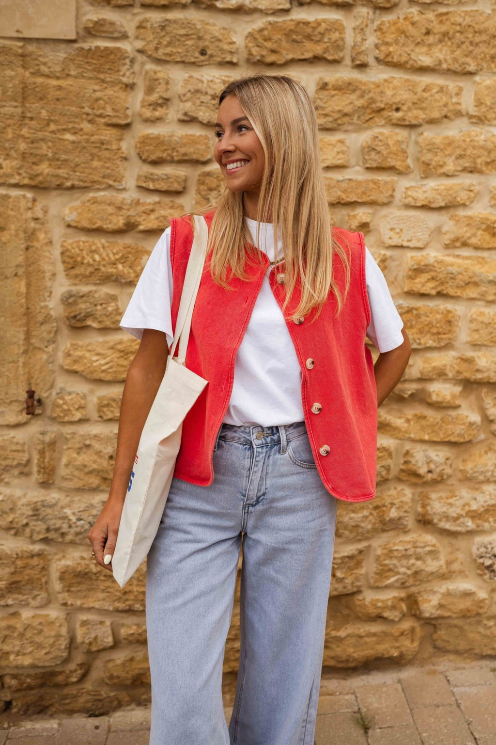 CARLA|GILET ESTIVO VINTAGE - vittoria stile