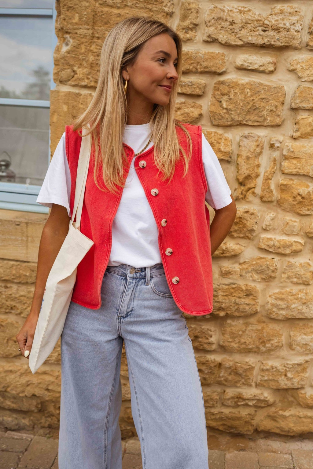 CARLA|GILET ESTIVO VINTAGE - vittoria stile