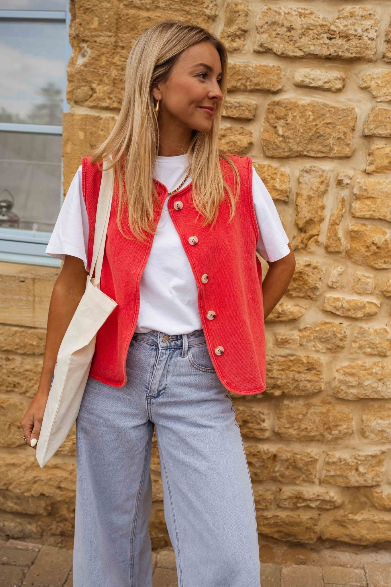 CARLA|GILET ESTIVO VINTAGE - vittoria stile