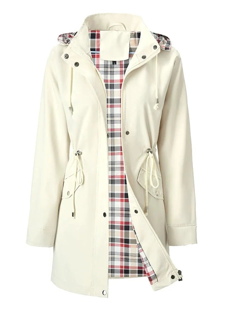 💗🧥Chaqueta impermeable a cuadros para mujer 🍃 - vittoria stile