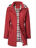 💗🧥Chaqueta impermeable a cuadros para mujer 🍃 - vittoria stile