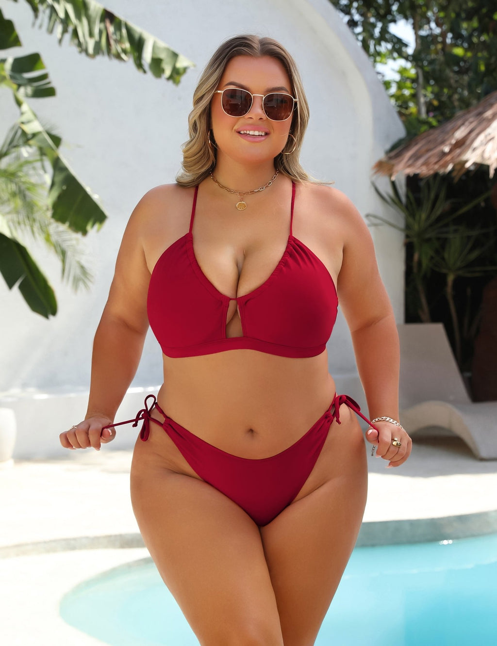 Christina | Conjunto de bikini ajustable que favorece la silueta - vittoria stile
