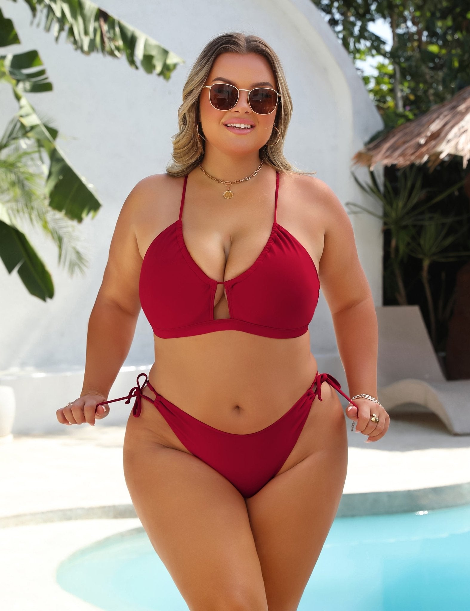Christina | Conjunto de bikini ajustable que favorece la silueta - vittoria stile