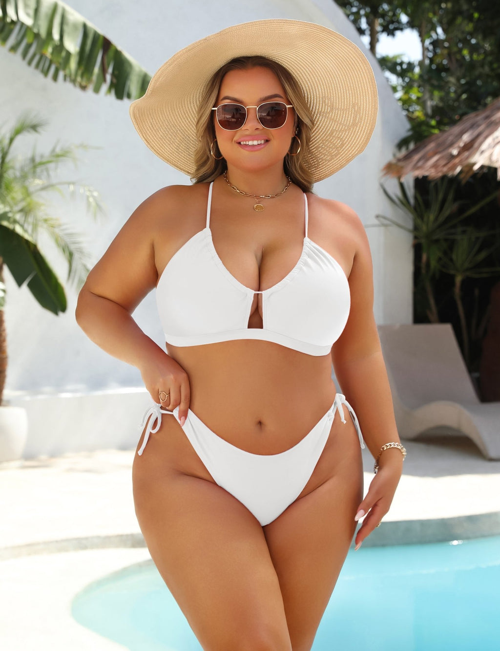 Christina | Conjunto de bikini ajustable que favorece la silueta - vittoria stile