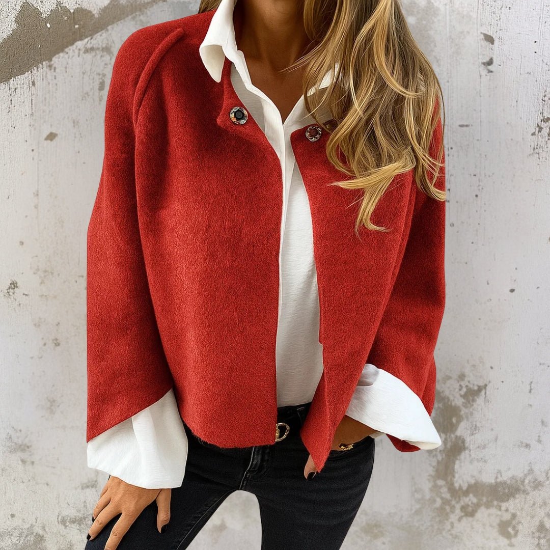Clara | Chaqueta corta elegante y cálida - vittoria stile