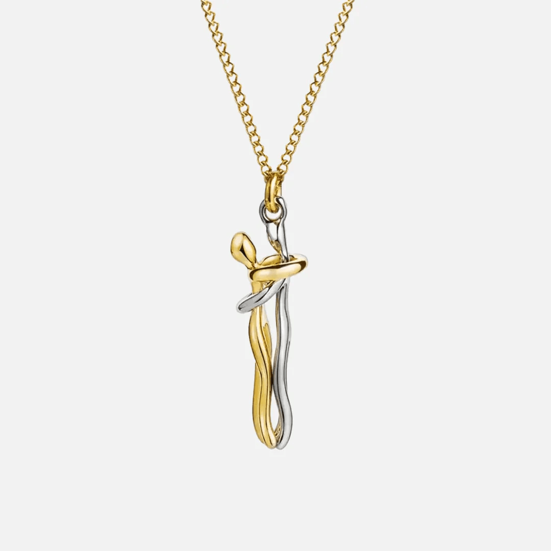 Collar “Abrazo del Alma” — Amor y Conexión en Dos Tonos - vittoria stile