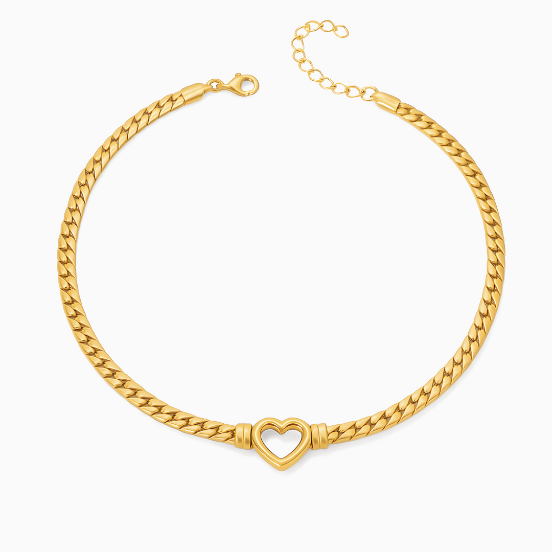 Collar Choker de Corazón - vittoria stile
