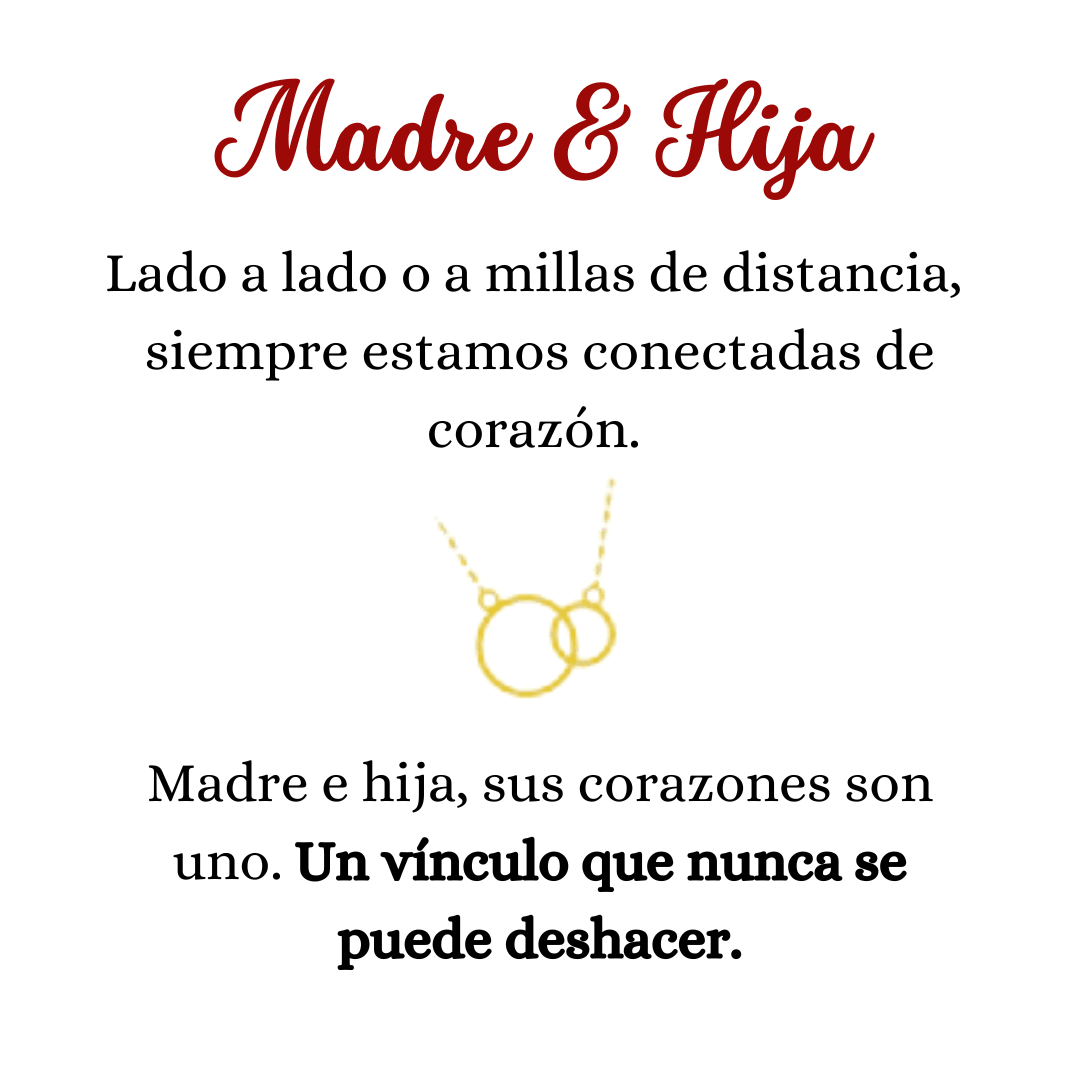 Collar Corazones Unidos - Madre & Hija - vittoria stile