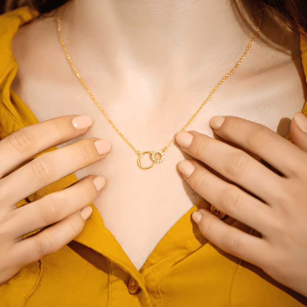 Collar Corazones Unidos - Madre & Hija - vittoria stile