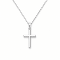 Collar Cruz Eterna | Plata + Oro 18K - vittoria stile