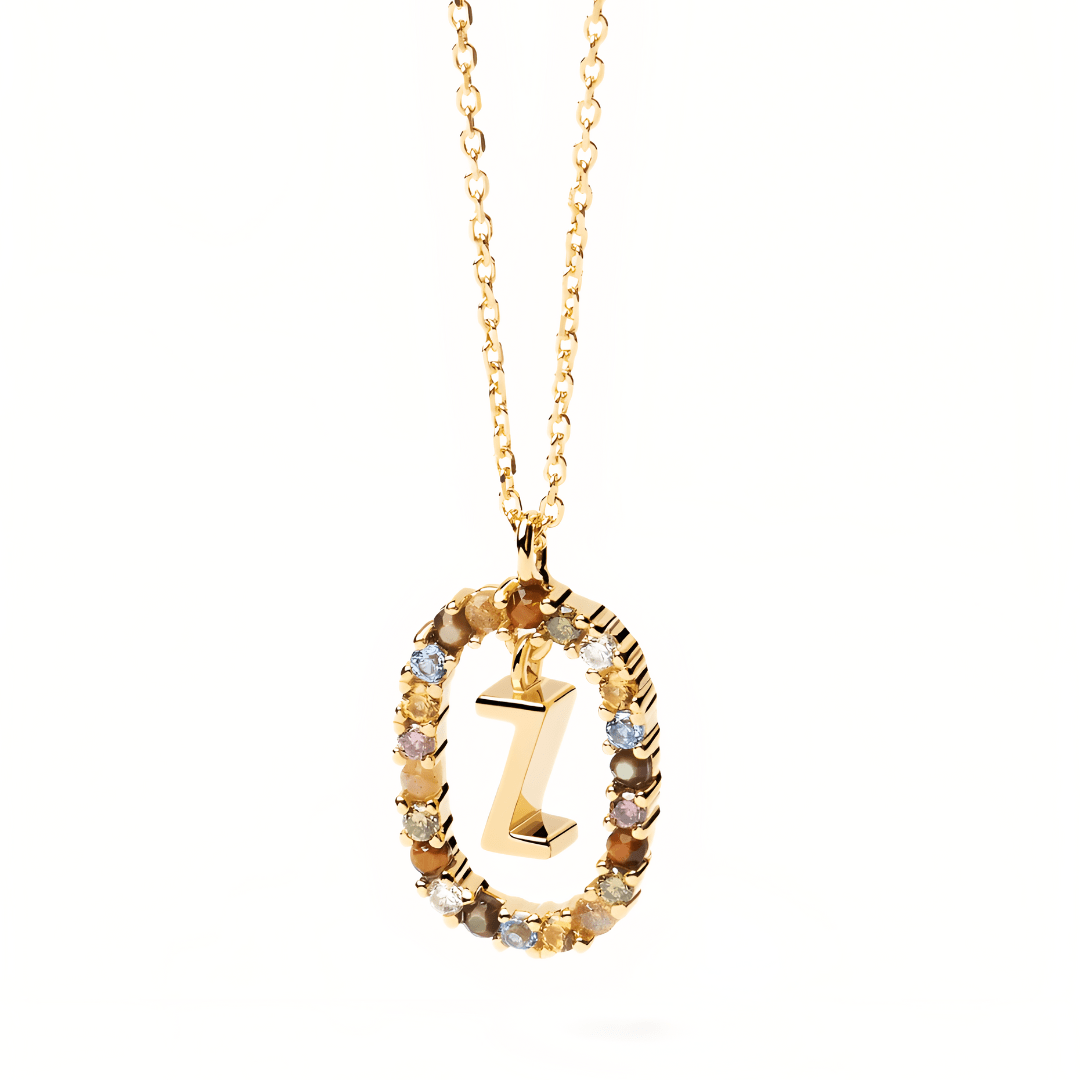 Collar Inicial Radiante - vittoria stile
