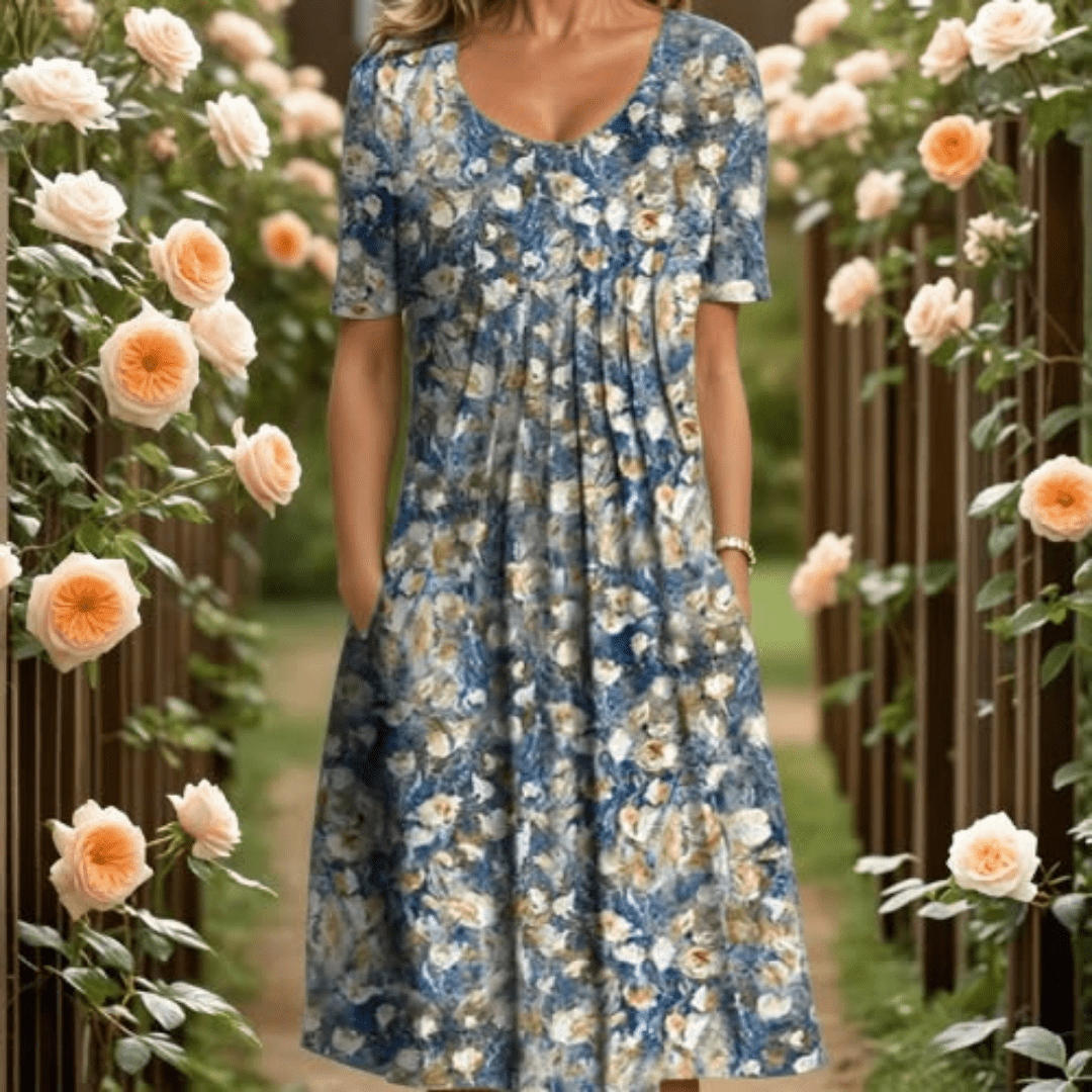 DONATELLA™|ABITO ESTIVO FLUIDO - vittoria stile