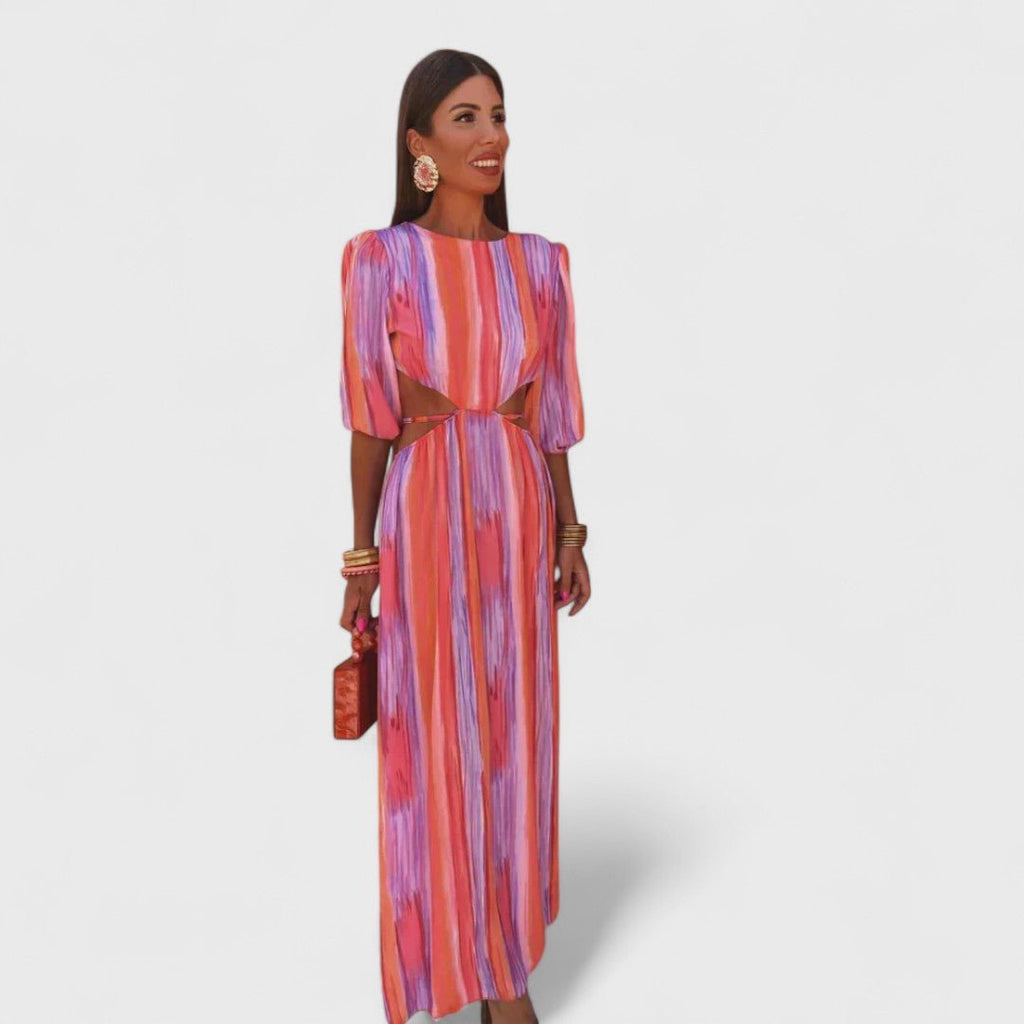 Elena™|Abito Estivo con Cut - Out - vittoria stile