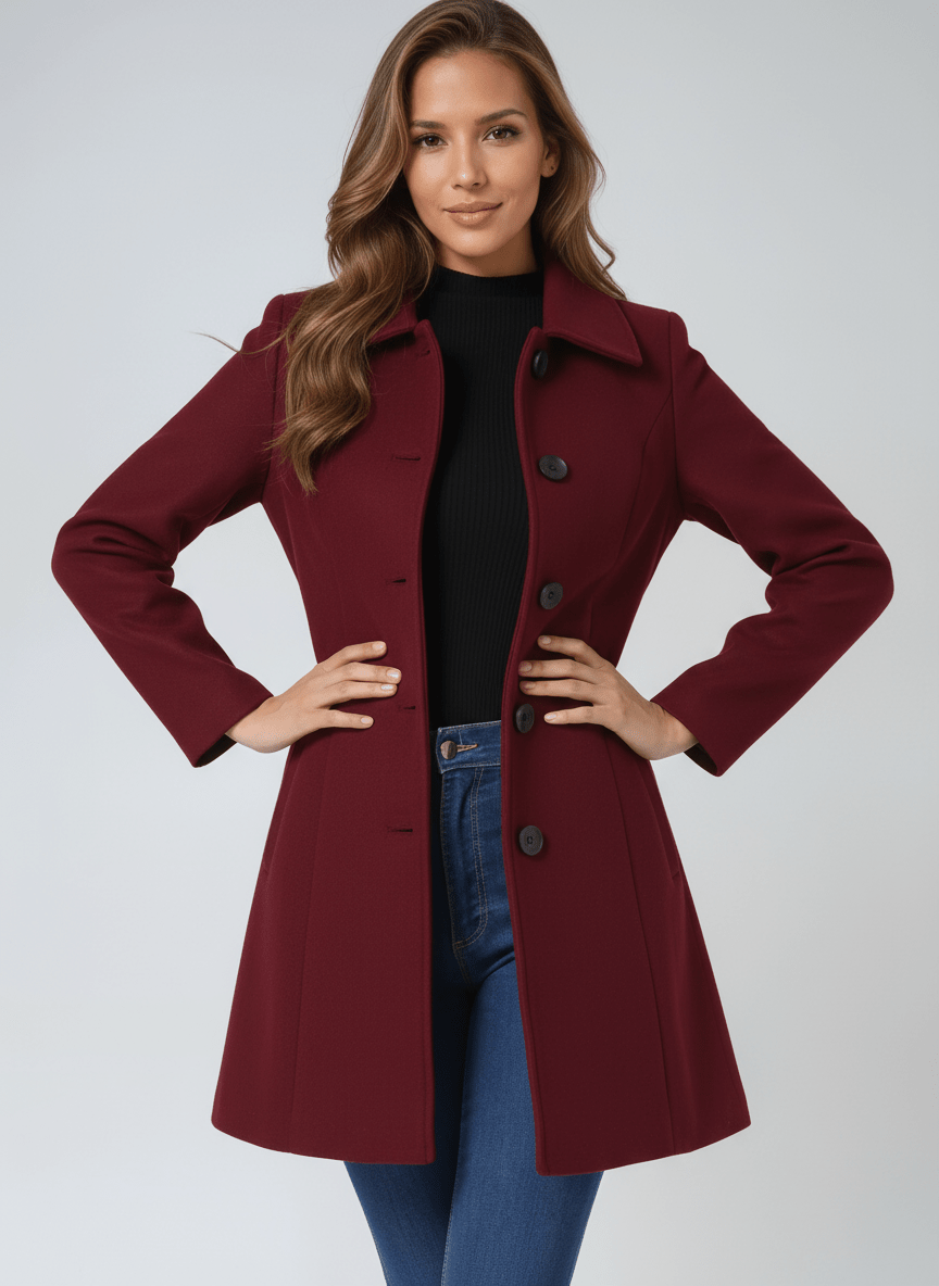 Élise™ | Abrigo Clásico de Invierno con Corte Elegante - vittoria stile