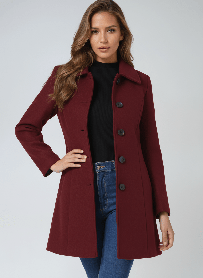 Élise™ | Abrigo Clásico de Invierno con Corte Elegante - vittoria stile