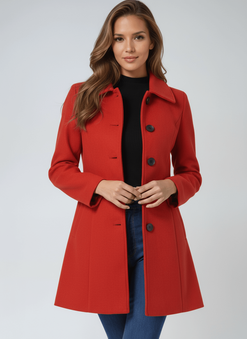 Élise™ | Abrigo Clásico de Invierno con Corte Elegante - vittoria stile