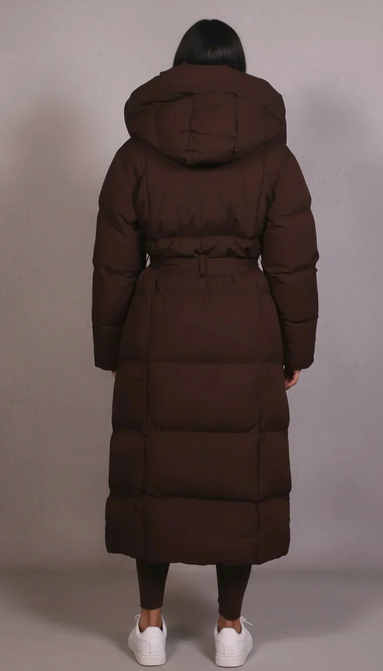 Eliza™ | Abrigo Puffer Largo de Lujo - vittoria stile