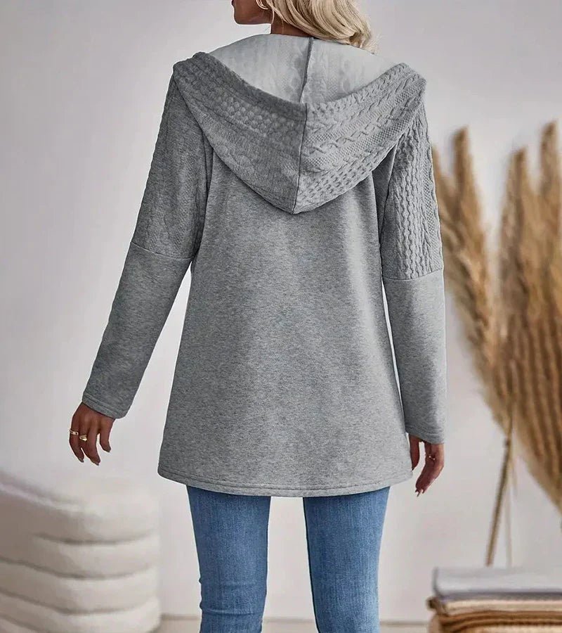 ELVIRA™|FELPA CON CAPPUCCIO - vittoria stile