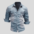 EMILIANO™ | Camisa de Denim Moderna - vittoria stile