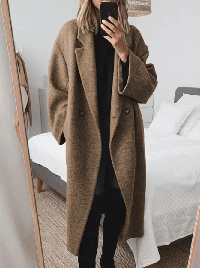 Evelora | Abrigo de Lana Oversized - vittoria stile