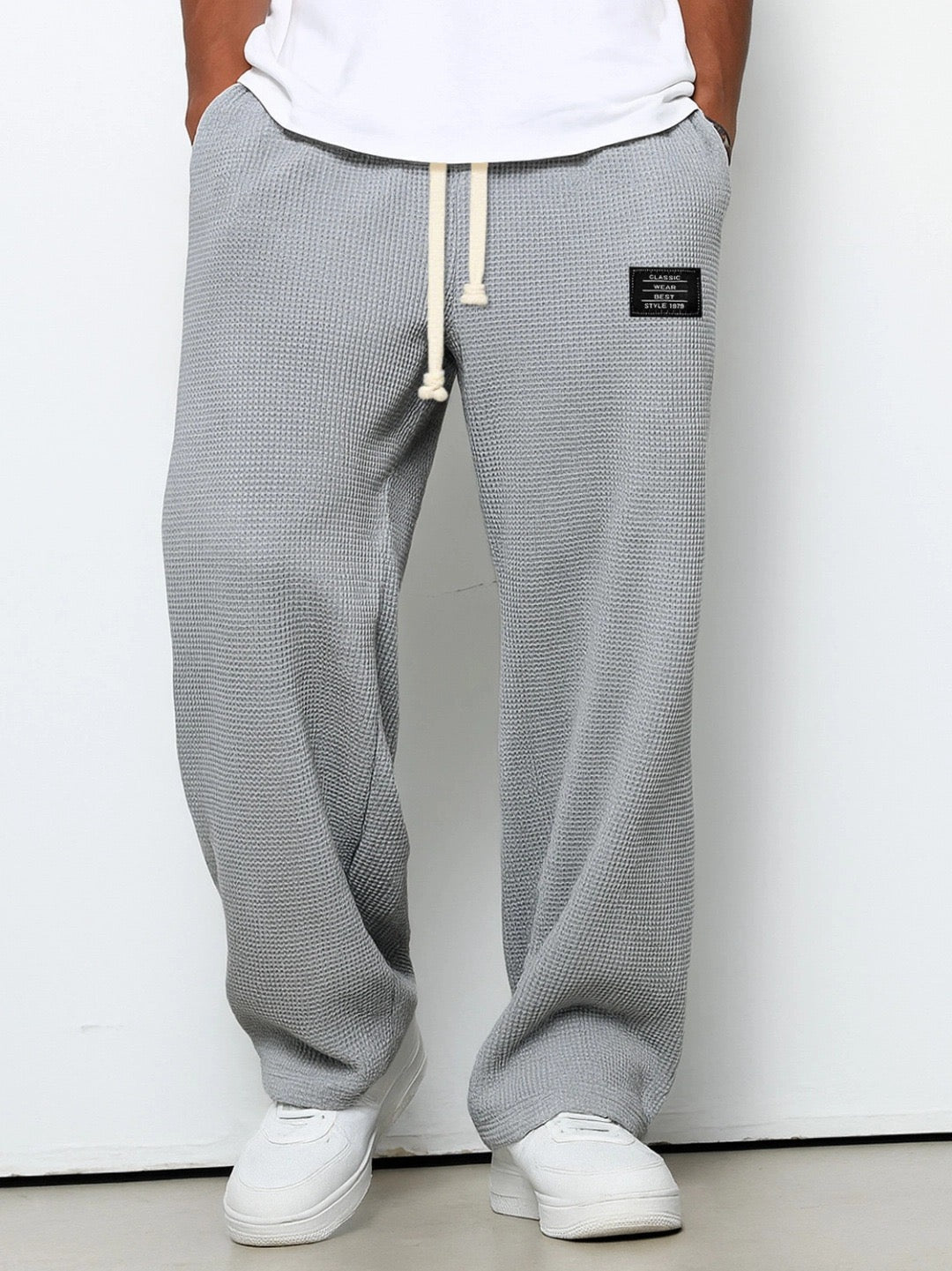 Gerald | Pantalones de pierna ancha y cintura regulable - vittoria stile