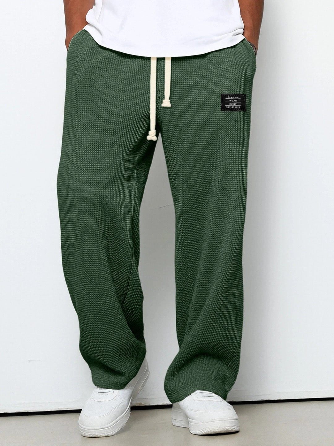 Gerald | Pantalones de pierna ancha y cintura regulable - vittoria stile