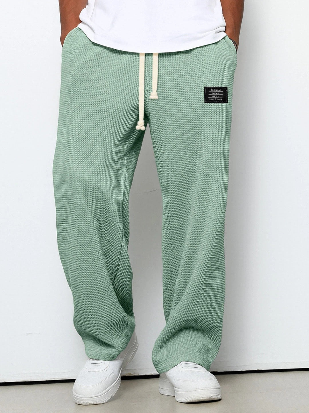 Gerald | Pantalones de pierna ancha y cintura regulable - vittoria stile