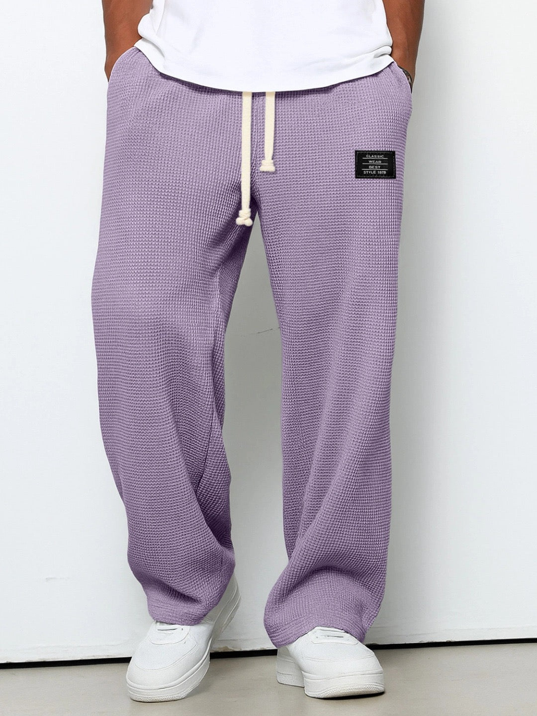 Gerald | Pantalones de pierna ancha y cintura regulable - vittoria stile