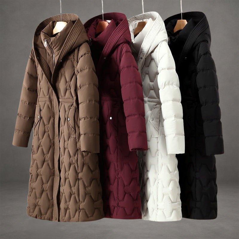 Jenace™ | Abrigo Largo Acolchado con Capucha - vittoria stile