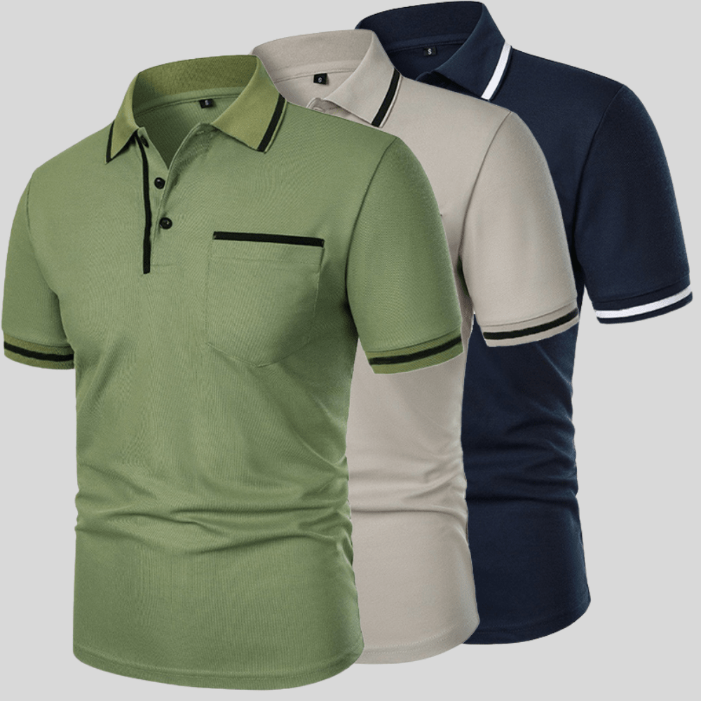 LEANDRO|POLO MANICA CORTA - vittoria stile